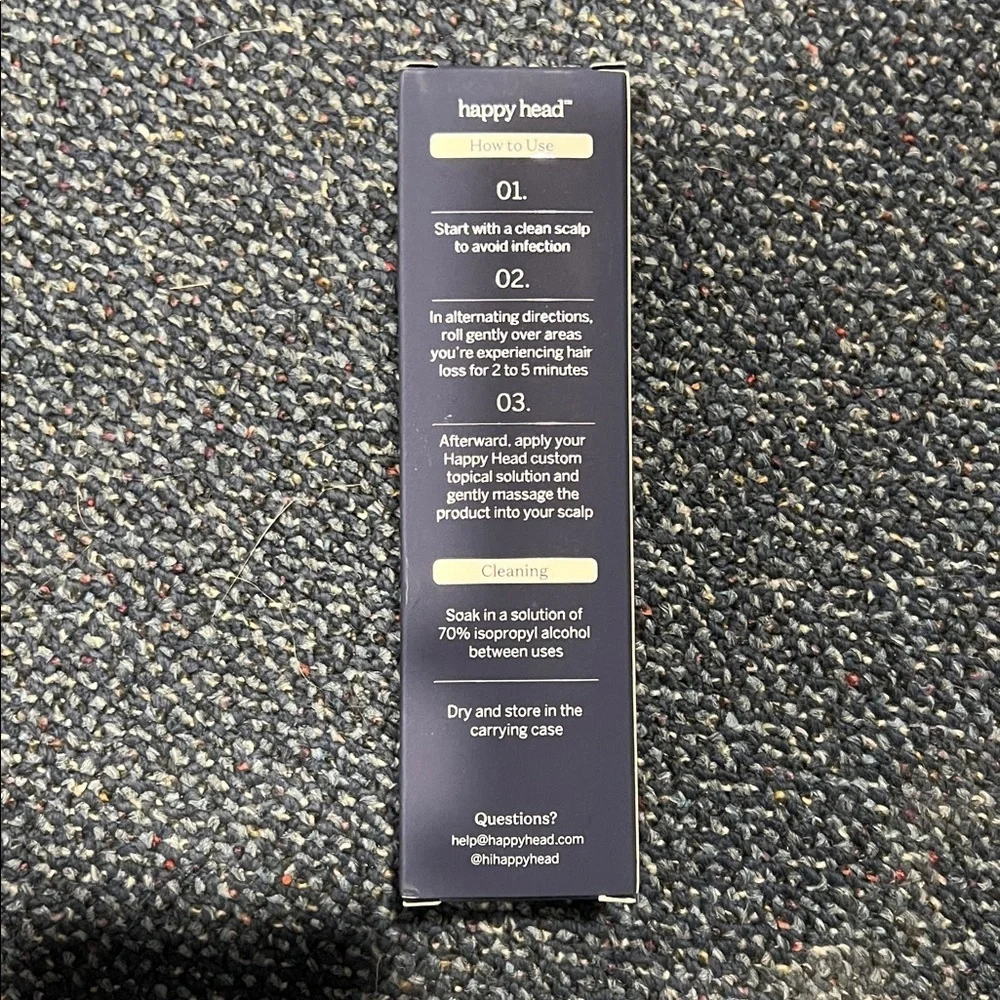 Scalp Dermaroller - Black